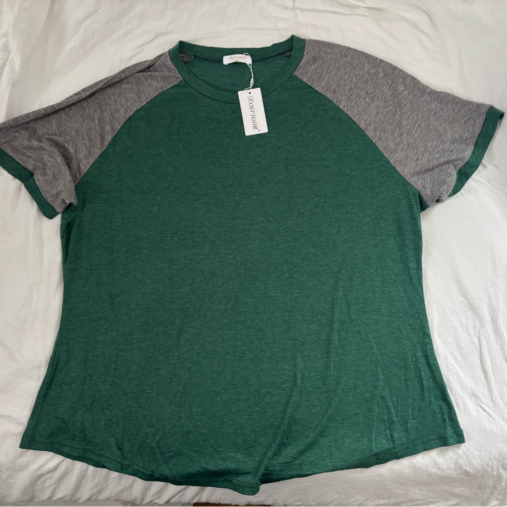 Green and Gray T-Shirt